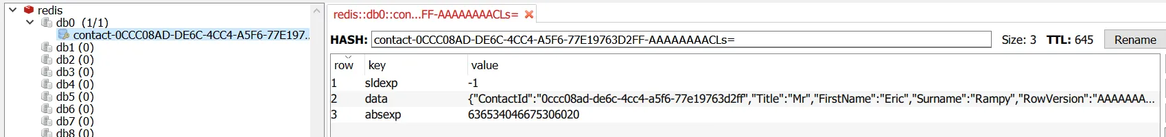 Data Cache Redis