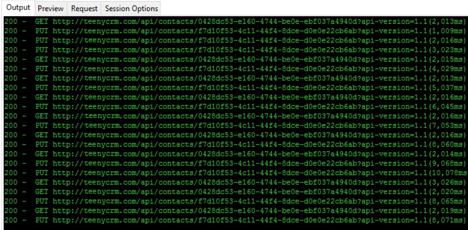 GET requests blocked