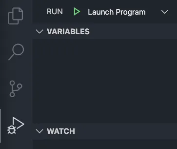 Run debugger